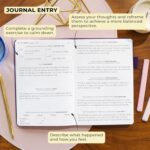 Clever Fox Mental Health & Anxiety Journal – Guided CBT Journal with Prompts for Self Help & Stress Relief – Mood & Emotion Tracker (Purple) - Image 5