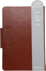 WORLD TRAVELER 2026 Planner - 6x8 Inch Weekly and Monthly Calendar Planner Agenda Book with Bookmark & Ribbon for School and Office, Size 6X8, Brown Circle - Image 4