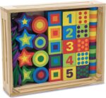 Melissa & Doug Deluxe Wooden Lacing Beads - Educational Activity with 27 Beads and 2 Laces - Image 5