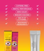 Neutonic Nootropic Focus Blend Powder | Peach Mango & Wild Berry 32 Sticks | Caffeine Free, Zero Sugar | Support Memory, Mental Clarity, Cognitive Function | Boost Focus, Energy, Brain Health - Image 6