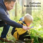 Microscope for Kids - Mini Pocket Handheld Microscope for Toddlers-STEM Educational Science Kit Toys for Christmas Birthday Gifts Toys for 5 6 7 8 9 10 11 12 Year Old Girls（Purple） - Image 6