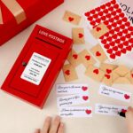 Romantic Love Postbox with 50 Mini Love Notes and Envelopes for Him, Cute Couple Gifts for Boyfriend, LoveLetter, Long Distance Relationship Gifts - Image 5