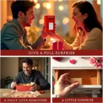 Romantic Love Postbox with 50 Mini Love Notes and Envelopes for Him, Cute Couple Gifts for Boyfriend, LoveLetter, Long Distance Relationship Gifts - Image 6