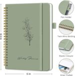Undated Weekly Planner, Weekly To Do List Notebook with Goal & Habit Tracker Organizer, A5 Weekly Planner Notebook with Spiral Binding, 6.1" x 8.2" - Green - Image 7