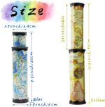 2 Pack Classic Kaleidoscope Toy,Magic Rotating Kaleidoscope,Stretchable Long World Kaleidoscope,Educational Toy Kaleidoscope for Children Gifts - Image 3