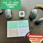 The Pomodoro Technique Planner Sticky to Do List | Addition to Pomodoro Timer | 8"x6" Productivity Goal Planning Notepad | Organization Products for Work and Study Journal - Image 3