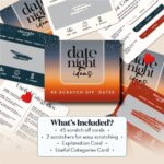 45 Romantic & Fun Scratch Off Date Night Ideas Card Game, Couple Gifts for Boyfriend, Girlfriend, Wife, Husband, Engagement, Birthday, Anniversaries or Bridal Shower Gifts - Image 4