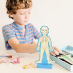 Melissa & Doug Magnetic Human Body Anatomy Play Set with 24 Magnetic Pieces and Storage Tray - Image 3