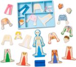 Melissa & Doug Magnetic Human Body Anatomy Play Set with 24 Magnetic Pieces and Storage Tray - Image 5