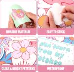 Growth Mindset Bulletin Board Set Motivational Posters Floral Brain Classroom Decorations Change Your Mindset Cutouts with 140Pcs Glue Points for School Chalkboard Wall Decor, 65Pcs - Image 4