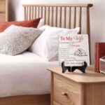 LukieJac Gifts for Wife from Husband Romantic Ceramic I Love You Gifts Plaque for Wife Birthday Gift Ideas, Valentines Day, Wedding Anniversary Home Decorations - Image 4