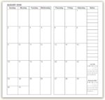 Travelers Notebook Inserts Jan 2026 - Jun 2027, Travelers Notebook Calendar, Weekly and Monthly Planner, Regular Size TN Journal, 8.3 x 4.25 inches, Set of 3 - Image 5