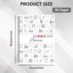 Adhd Cleaning Planner, Adhd Planner Cleaning Schedule and Checklist Notebook, Daily To Do List Notepad Adhd Tools for Adults, Daily Task Checklist Time Management Productivity Tools - Image 3