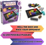 The Genius Square from The Happy Puzzle Company – Game of The Year Award Winner, 60000+ Solutions STEM Puzzle Game. Roll Dice, Race Your Opponent to Fill Grid with Different Shapes! - Image 5