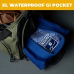 Gold BJJ Jiu Jitsu Duffle Bag - Waterproof Pocket for Sweaty Gi, Rashguard, or Shoes - The Perfect Duffel Bag for Martial Arts Gear, Boxing, MMA, and More - Image 6