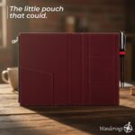 WANDERINGS Zipper Case Card Sleeve Holder Travelers Journal Accessory for Refillable Travel Journals - A5 Size - 5.25" x 8.25" - Durable 100% Cotton Fabric Planner Accessories Case - Image 7