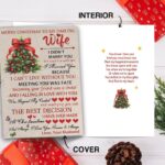 Romantic Christmas Card for Wife,Special Xmas Card for Wife,Unique Christmas Idea Gift from Husband - Image 3