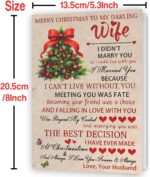 Romantic Christmas Card for Wife,Special Xmas Card for Wife,Unique Christmas Idea Gift from Husband - Image 4
