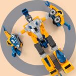 MIEBELY Toddler Robot Construction Vehicles Set – 5Pcs Transforming Robots for Kids - Magnetic Toys with Sturdy Connectors – Easy DIY Assembly Function – 5-in-1 Educational STEM Toys - Image 4