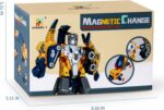 MIEBELY Toddler Robot Construction Vehicles Set – 5Pcs Transforming Robots for Kids - Magnetic Toys with Sturdy Connectors – Easy DIY Assembly Function – 5-in-1 Educational STEM Toys - Image 8
