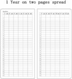 Undated Weekly Planner Notebook Pocket Organizer Appointment Book Journal Notebook A6 Week Plan Notepad (Light Purple) - Image 4