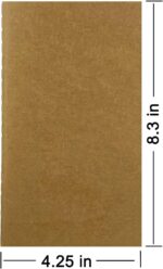 Travelers Notebook Inserts Jan 2026 - Dec 2027, Travelers Notebook Calendar 2 Years, Monthly Planner, Regular Size TN Journal, 8.3 x 4.25 inches, 1pcs - Image 3