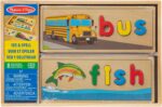 Melissa & Doug See & Spell Wooden Educational Toy with 8 Double-Sided Spelling Boards and 64 Letters Preschool Learning Activities, See & Spell Learning Toys for Kids Ages 4+ - Image 4