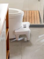 Adjustable Height Potty Step Stool for Adults, Non-Slip Bathroom Squat Aid, Removable Toilet Step for Colon Health, Portable Squat Stool, Family Health Accessory (New White-1PCS) - Image 3