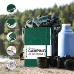 JUBTIC Camping Journal and RV Travel Log Book, A5 Adventure Journal for 25 Camping, Hiking Journal, Family Travel Books Camper Essentials Camping Gifts for Women-Dark Green - Image 3