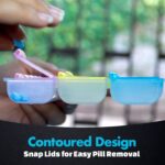 Weekly Pill Organizer - 21 Day Pill Planners for Pills Vitamins & Medication, 3 Times-a-Day Medication Reminder Boxes, Easy to Read & Travel Friendly - Image 8