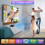 FWFX Wireless Dance Mat for TV, 2-Player Musical Electronic Dancing Pad for Kids & Adults, for Family Party Games, Exercise, Yoga & Fitness - Birthday for Boys & Girls(Green) - Image 5