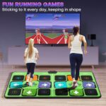FWFX Wireless Dance Mat for TV, 2-Player Musical Electronic Dancing Pad for Kids & Adults, for Family Party Games, Exercise, Yoga & Fitness - Birthday for Boys & Girls(Green) - Image 7