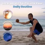 Tai Chi Ball Wooden Ball_ Tai chi Ball Qigong Martial Arts Kungfu Exercise Equipment. Wooden Ball for tai chi Practice and Book Applicable. tai chi DVD Practice for Beginners and Older - Image 8