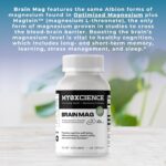 Magnesium L-Threonate + Mag Acetyl-Taurate (ATA Mag) + Mag Glycinate | Promotes Cognitive Well-Being, Enhanced Memory, Mental Clarity and Overall Brain Function | 120 Capsules - Image 5