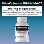 Magnesium L-Threonate + Mag Acetyl-Taurate (ATA Mag) + Mag Glycinate | Promotes Cognitive Well-Being, Enhanced Memory, Mental Clarity and Overall Brain Function | 120 Capsules - Image 8