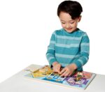 Melissa & Doug Wooden Latches Board Sensory Activity Toy for Kids, Doors and Locks Toy, Wooden Busy Board, Toddler Toys for Ages 3+ - Image 4