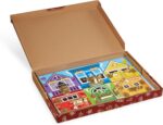 Melissa & Doug Wooden Latches Board Sensory Activity Toy for Kids, Doors and Locks Toy, Wooden Busy Board, Toddler Toys for Ages 3+ - Image 7