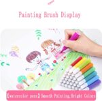 DLUCKY 208 PCS Art Supplies, Drawing Art Kit for Kids Adults Art Set with Double Sided Trifold Easel, Oil Pastels, Crayons, Colored Pencils, Watercolor Pens Gift for Girls Boys Artist,Pink - Image 3