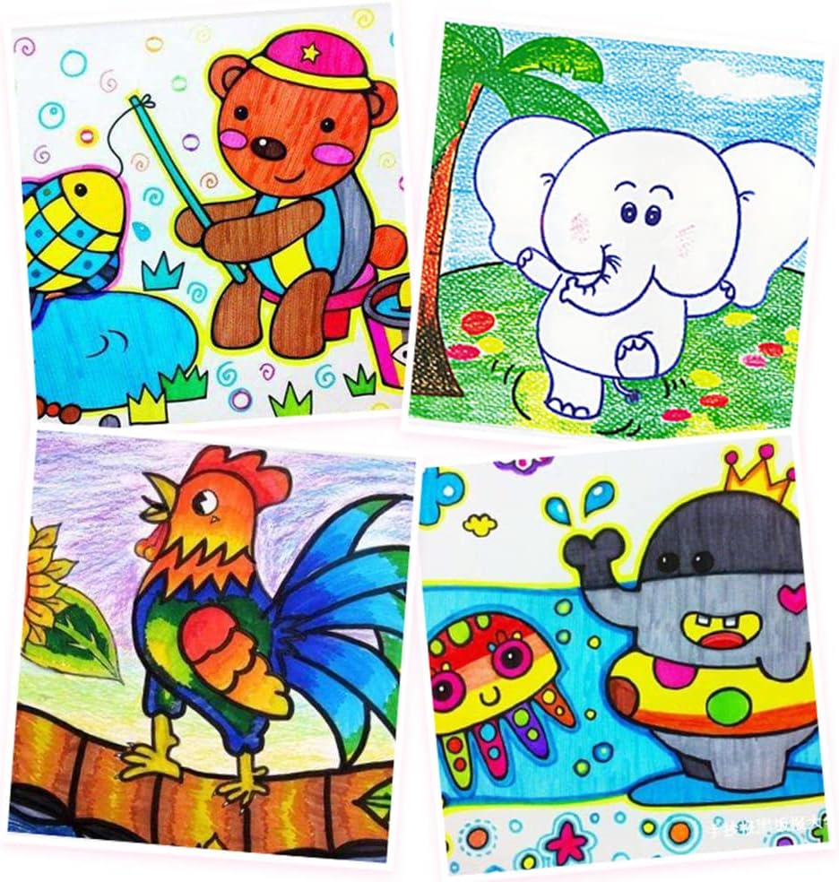 DLUCKY 208 PCS Art Supplies, Drawing Art Kit for Kids Adults Art Set with Double Sided Trifold Easel, Oil Pastels, Crayons, Colored Pencils, Watercolor Pens Gift for Girls Boys Artist,Pink - Image 3