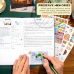 Clever Fox Bucket List Journal – Inspirational Book for Memories & Adventures – Motivational Bucket List Notebook for Couples, A5 (Light Blue) - Image 5