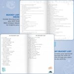 Clever Fox Bucket List Journal – Inspirational Book for Memories & Adventures – Motivational Bucket List Notebook for Couples, A5 (Light Blue) - Image 6
