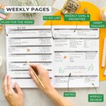 Clever Fox Planner PRO – Weekly & Monthly Life Planner to Increase Productivity, Time Management and Hit Your Goals, 8.5x11″ (Forest Green) - Image 4