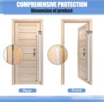 Finger Pinch Door Guard - Child Door Protector & Baby Proofing - 2 PCS Door Jam Shield Hinge Cover for 90 & 180 Degree Door Frames & Gates - Image 5