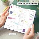 Clever Fox Pocket Planner Weekly – Undated Monthly Goal Planner and Calendar, Mini Planner Perfect for Purse, 3.7x6.7" (Dark Blue) - Image 5