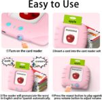 Kidzdo Spanish and English Audible Toys with Music, Bilingual Talking Flash Cards for Toddler/Beginning, ABC,Numbers,Colors,Shapes,Español/English Talking Flash Cards for Preschool,Kindergarten - Image 3