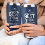 Gifts for Him, Boyfriend, Husband - Boyfriend, Husband Gifts - Anniversary, Valentines, Birthday, Christmas Gift Ideas for Him - Love Romantic Gift Ideas for Him - 20 Oz Stainless Steel Tumbler - Image 4