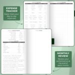 Clever Fox Budget Planner Pocket – Mini Expense Tracker Notebook. Monthly Budgeting Organizer, Finance Logbook & Accounts Book, Small (Dark Green) - Image 5