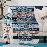 Anniversary Romantic Gift for Wife, Ultra-Soft Micro Fleece Sherpa Throw Blanket, Christmas Day Gifts for Her, Wife Birthday Gifts from Husband, for Bedding Sofa and Travel - Image 4