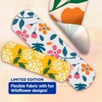 Band-Aid Brand Flexible Fabric Adhesive Bandages, Comfortable Flexible Protection & Wound Care for Minor Cuts & Scrapes, First Aid Bandage with a Wildflower Design, Assorted Sizes, 30 ct - Image 3