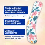 Band-Aid Brand Flexible Fabric Adhesive Bandages, Comfortable Flexible Protection & Wound Care for Minor Cuts & Scrapes, First Aid Bandage with a Wildflower Design, Assorted Sizes, 30 ct - Image 4
